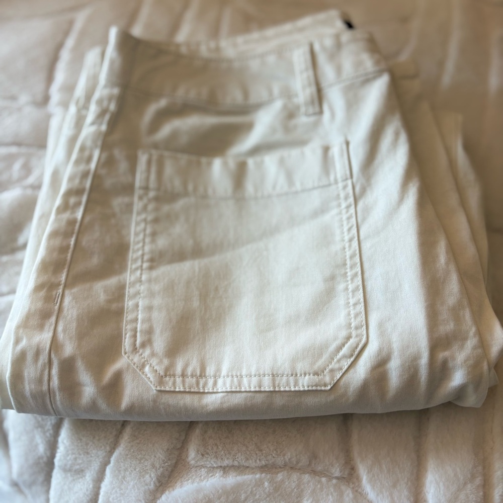 Quince Cream High-Waisted Pants - Picture 10 of 11